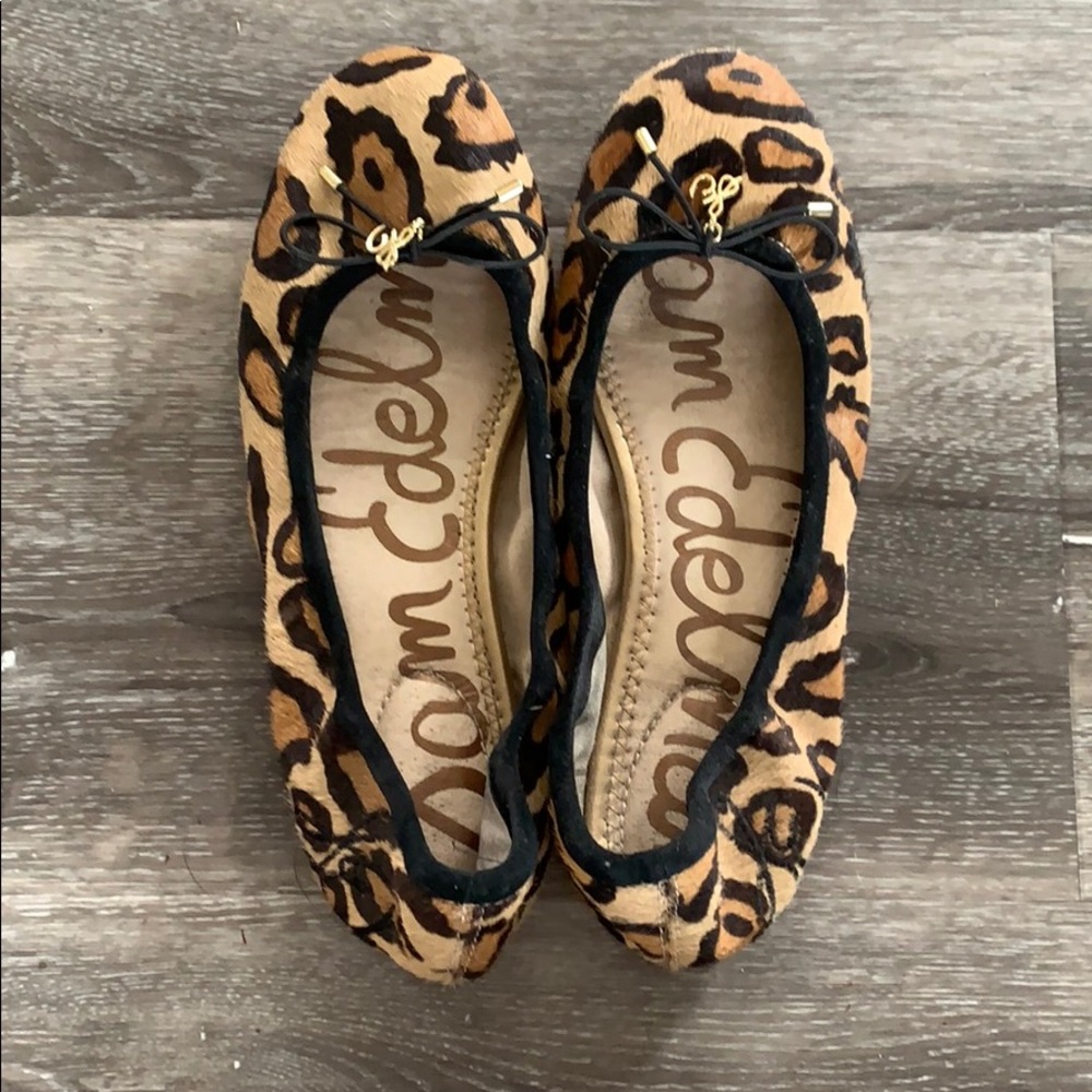 Sam Edelman leopard flats